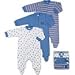 Gerber Snap Front Sleep 'N Play, 3 Pack, Newborn