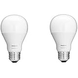 Philips 455295 Hue White 60W Equivalent A19 Single LED Bulb (2 Pack)