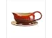 Le Creuset Stoneware 16 Ounce Gravy Boat with Saucer, Cherry