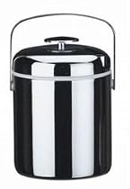 Eiseimer Classic mit Zange 1,3l hochglanz verchromt 432305