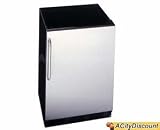 5 Cu.Ft Undercounter Refrigerator Black w/ Stainless Door FF7BSSTB