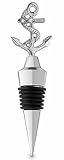 Chrome Plated Anchor Wine Bottle Stopper 20-407
