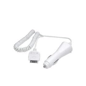 Apple iPod Chargeur de Voiture Allume Cigare (Blanc) pour iPod Touch Classic Nano iTouch iPhone 3G 3GS 4 4S
