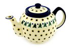 Polish Pottery Tea coffee Pot - Traditional Pattern - H4964C
