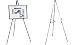 Quartet 27E Heavy-duty lightweight instant steel easel, black