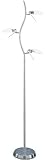 Lite Source Halogen 3-lite Floor Lamp Ps / Fro 35wx3 LS-9309PS-FRO Free Shipping