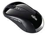 FUJITSU Wireless Laser Mouse WL9000 schwarz/silver 10 Tasten davon 6 programmierbar 4 Wege Scroll unnd Zoom Funktion 800/1600dpi USB