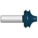 BOSCH 84532M 1-1/4-Inch Diameter 1-7/8-Inch Cut Carbide Tipped Multi-Profile Router Bit 1/2-Inch Shank