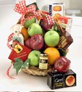 Same Day Flower Delivery Fruit and Gourmet Basket
