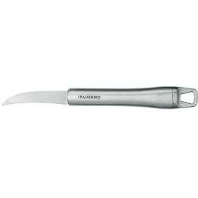 Paderno World Cuisine Bird's Beak Knife, Stainless Steel Blade and Handle, 7 5 8 by Paderno/World Cuisine