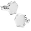 Engravable Hexagon Cufflinks