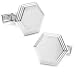 Engravable Hexagon Cufflinks