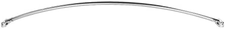 Shower Curtain Rods Chrome, Adjustable Curved Shower Curtain Rod Bath Tub Accessory Chrome 56" to 80"