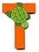 Wooden Turtle Letter T Magnet by The Toy Workshop