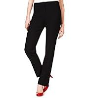 Flat Front Slim Leg Trousers