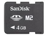 Electronics : Genuine Sandisk 4gb Memory Stick Micro M2 card in retail packaging