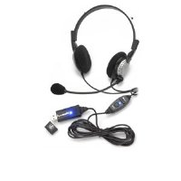 Andrea Electronics NC 185VM USB N/C Digital Stereo Headset Andrea Electronics NC-185VM USB N/C Digital Stereo Headset