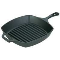 Lodge Logic Pre-Seasoned Square Grill Pan