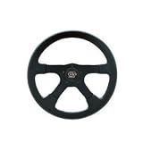 Black Touring Gt Steering Wheel 14 Fits All Jeeps w/ Adapter CJ, YJ Wrangler # 770