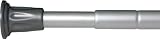 Croydex Telescopic Shower Curtain Rod Extends from 1100mm to 2600mm Silver