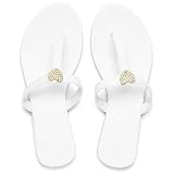 Medium Crystal Heart T-Strap Sandal