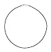 Sterling Silver Rubber Necklace - Size: 16'' to 20''
