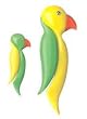 Animal House Parakeet Garlic Press