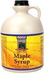 NOW Foods Organic Maple Syrup Pure B-64 oz (Quantity of 2)