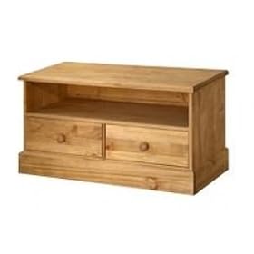 Cotswold solid wood flatscreen TV unit with 2 drawers storage