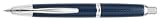 Namiki Vanishing Point Carbon Fountain Pen - Carbon Fiber Blue, Fine Nib 60149