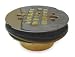 Industrial Grade 1RLV4 Shower Drain, Threaded, Brass, SS Grid