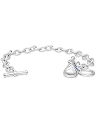 7.5 Inch 3D Hersheys Kiss Charm Bracelet Sterling Silver 14.00X12.00 Mm 85200