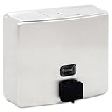 Bobrick ConturaSeries Surface-Mounted Soap Dispenser, 40-oz, Stainless Steel Satin, 1 EA