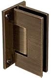 CRL Vienna 037 Series Antique Bronze Wall Mount Shower Door Hinge