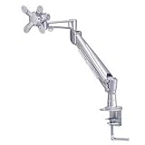 LCD Monitor Arm w/Desk Clamp, Up To 19.8lbs
