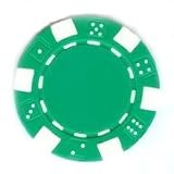 180 Clay Composite Dice Suited 11.5 Gram Green Poker Chips