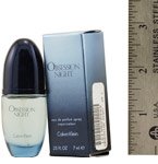 Calvin Klein Obsession Night For Women Eau De Parfum Spray .25 oz Mini