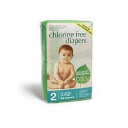 Seventh Generation Chlorine Free Diapers - Case of 4