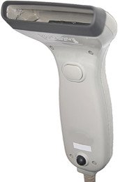 Barcode Scanner USB CCD Barcodescanner 82mm, 100 Scan/Sek. in beige