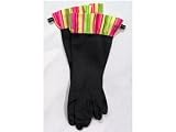 Flashy Splashy Household Gloves Summer Stripes Summer Stripes Household Dishwashing Gloves 1-pair