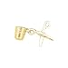 Vermeil 22K Gold on Sterling Silver Scissors and T