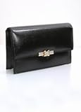 Leather Evening Bag - Swarovski Crystal Clasp