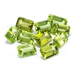 6x4 mm-4.14 Cts Peridot ( Emerald-AA )