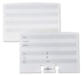 Produkt-Bild: DURABLE Nachf&uuml;llsatz TELINDEX flip/2419-02 wei&szlig; Inh.100