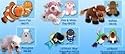 October Webkinz Set (4 Webkinz & 2 Lil' Kinz)