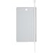 Brady  56937 5" Height x 3" Width, Metal, White White Metal Write-On Tag (1 Tag)