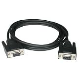 Cables To Go - 52040 - 15ft DB9 F/F Null Modem Cable Black