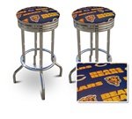 2 Chicago Bears NFL Football Themed Specialty / Custom Barstools Set