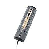 CCS25655 Surge Protector,3 Coaxial Conn,4200 Joules,10 Outlets,7'