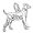 Dog Weimaraner Charm - Sterling Silver